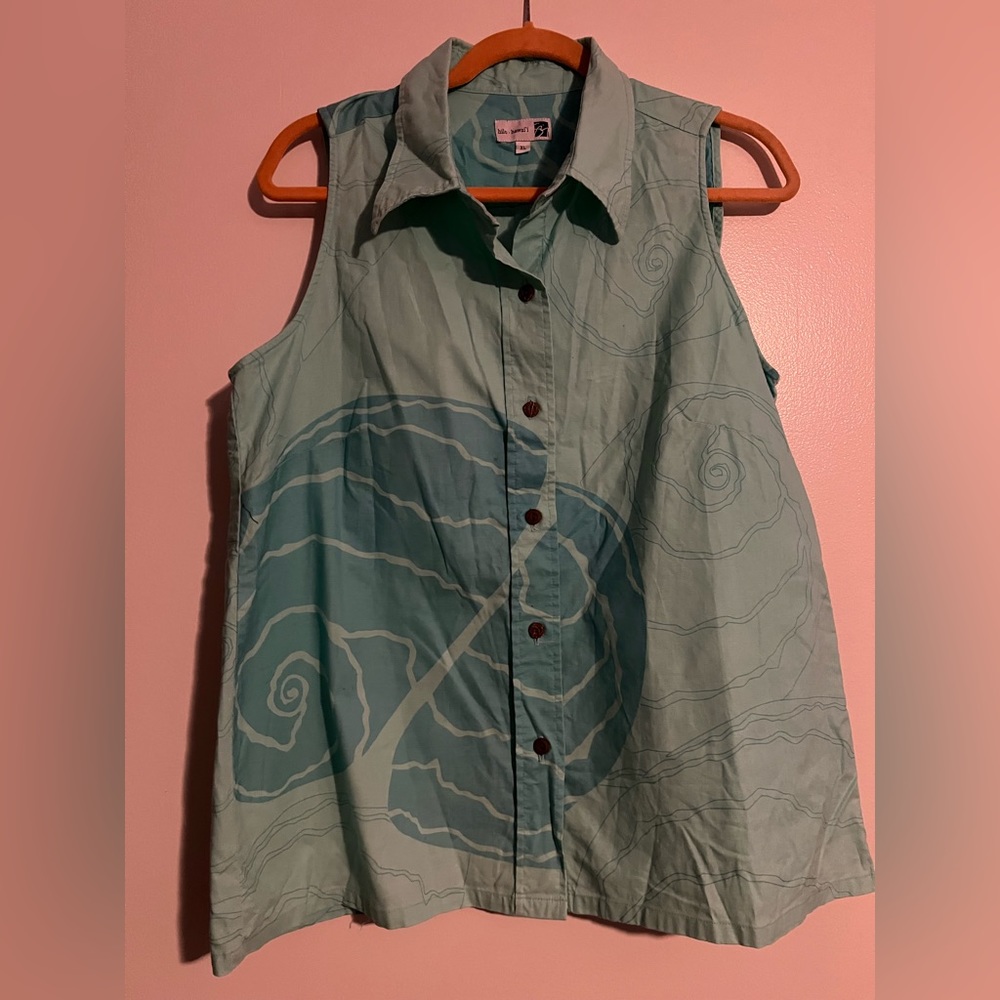 Sig Zane top, light blue, size XL
